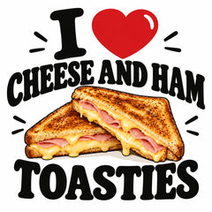 I Love Cheese And Ham Toasties teddy bear - image 4