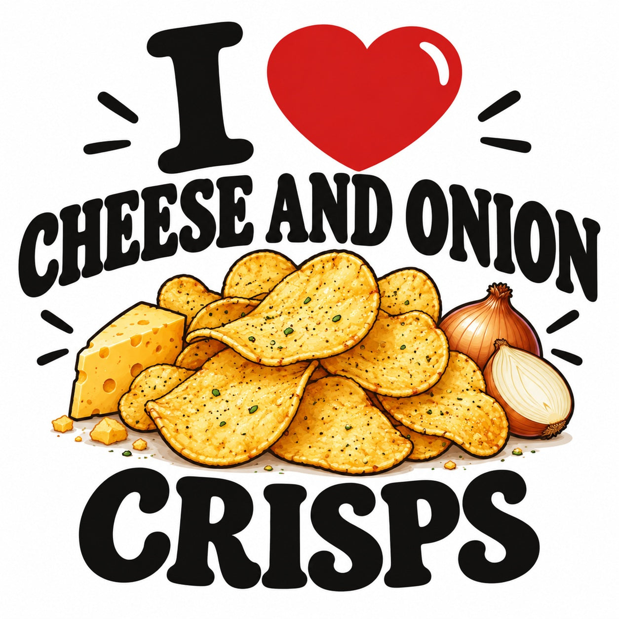 I Love Cheese And Onion Crisps teddy bear - image 4