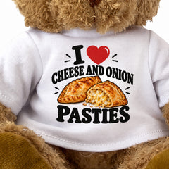 I Love Cheese And Onion Pasties teddy bear - image 3