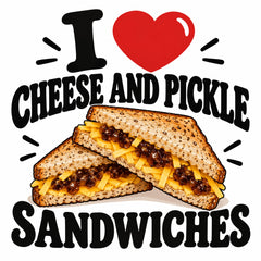 I Love Cheese And Pickle Sandwiches teddy bear - image 4