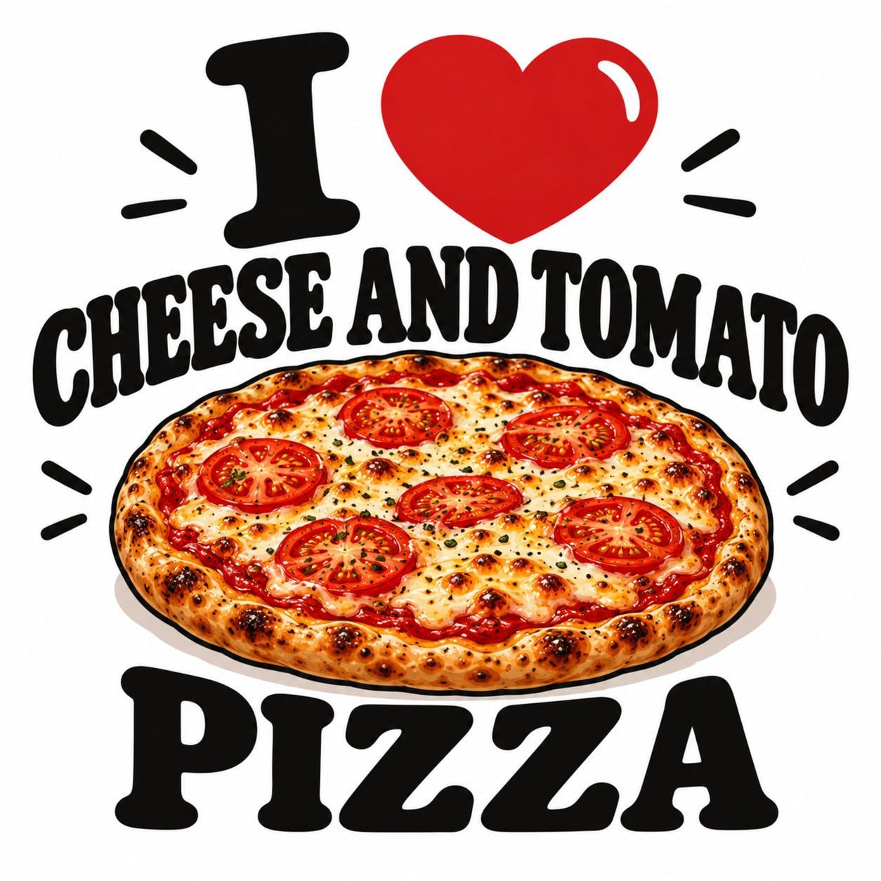 I Love Cheese And Tomato Pizza teddy bear - image 4