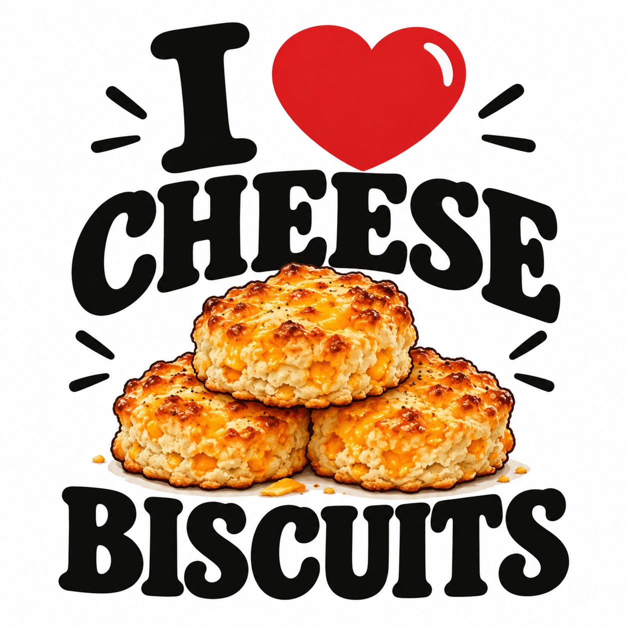 I Love Cheese Biscuits teddy bear - image 4