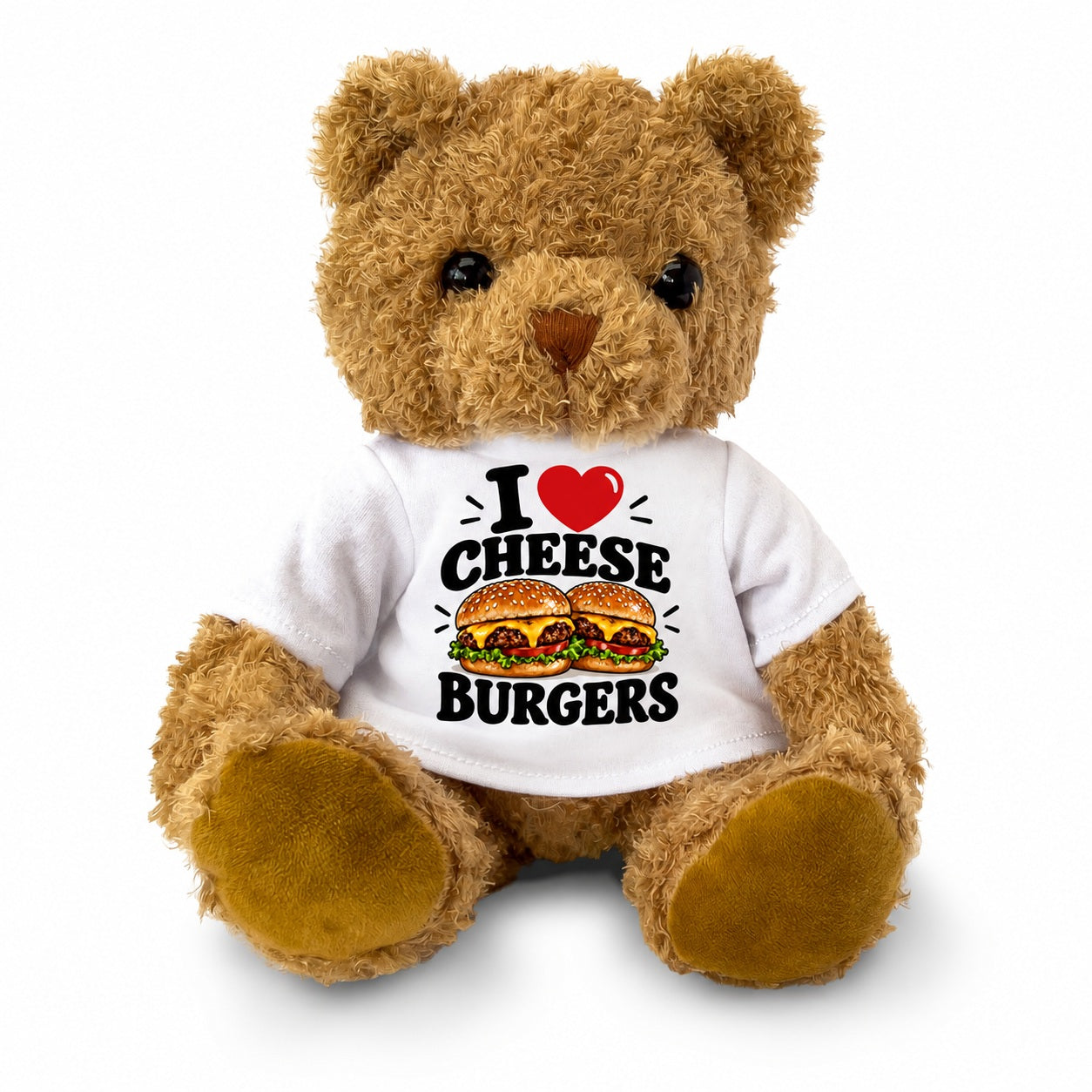 I Love Cheese Burgers teddy bear - image 2