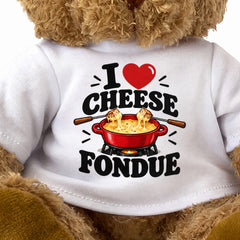 I Love Cheese Fondue teddy bear - image 3