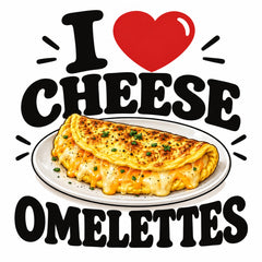 I Love Cheese Omelettes teddy bear - image 4