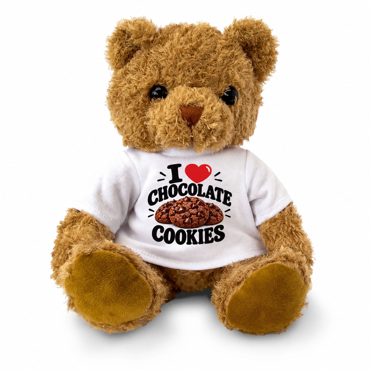 I LOVE CHOCOLATE COOKIES - Teddy Bear Cute Cuddly - Funny Food Gift Present