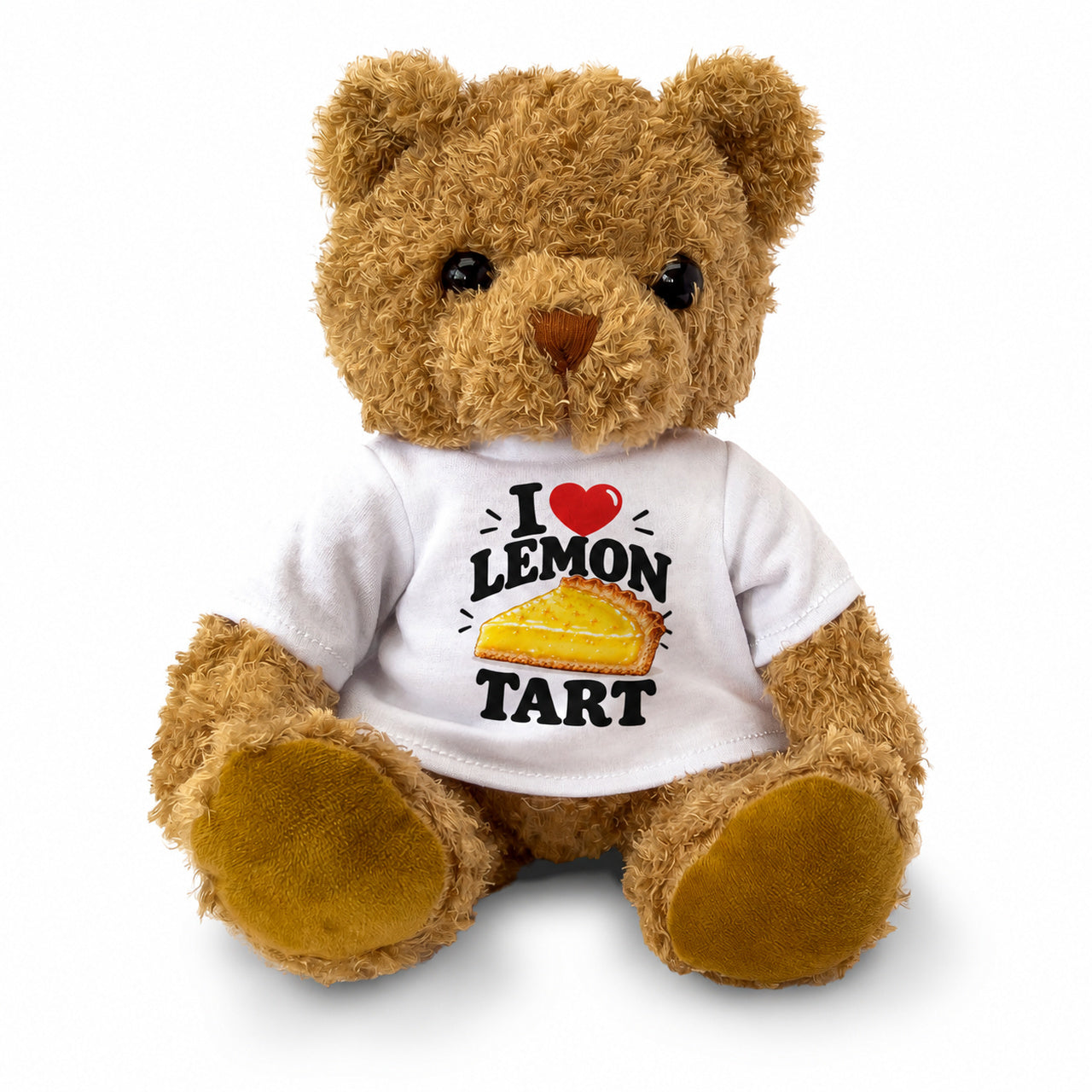 I LOVE LEMON TART - Teddy Bear Cute Cuddly - Funny Food Gift Present