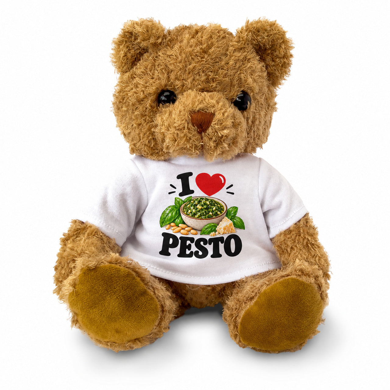 I LOVE PESTO - Teddy Bear Cute Cuddly - Funny Food Gift Present