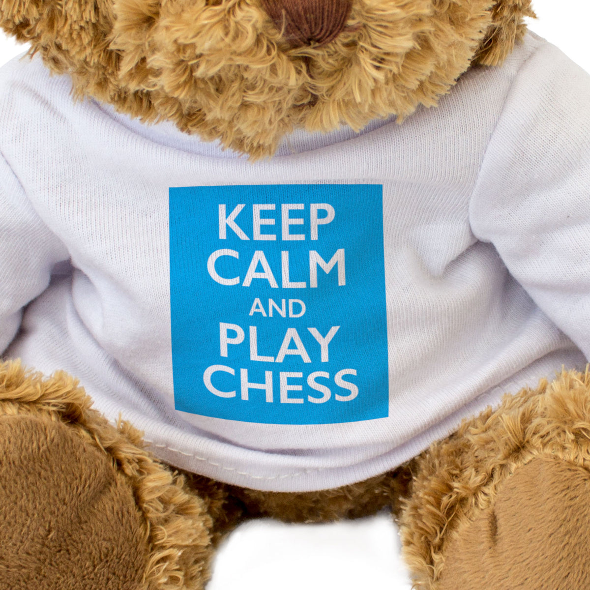 Keep Calm And Play Chess - Teddy Bear