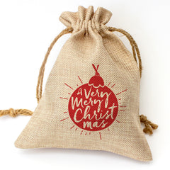 A Very Merry Christmas (Bauble) - Toasted Coconut Bowl Candle – Soy Wax - Gift Present