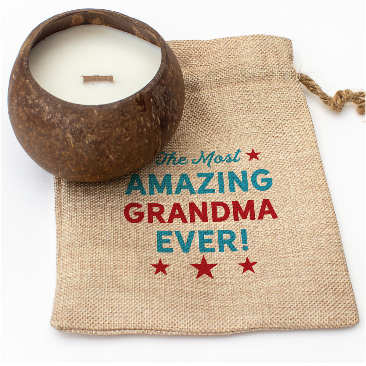 The Most Amazing Grandma Ever - Toasted Coconut Bowl Candle – Soy Wax - Gift Present