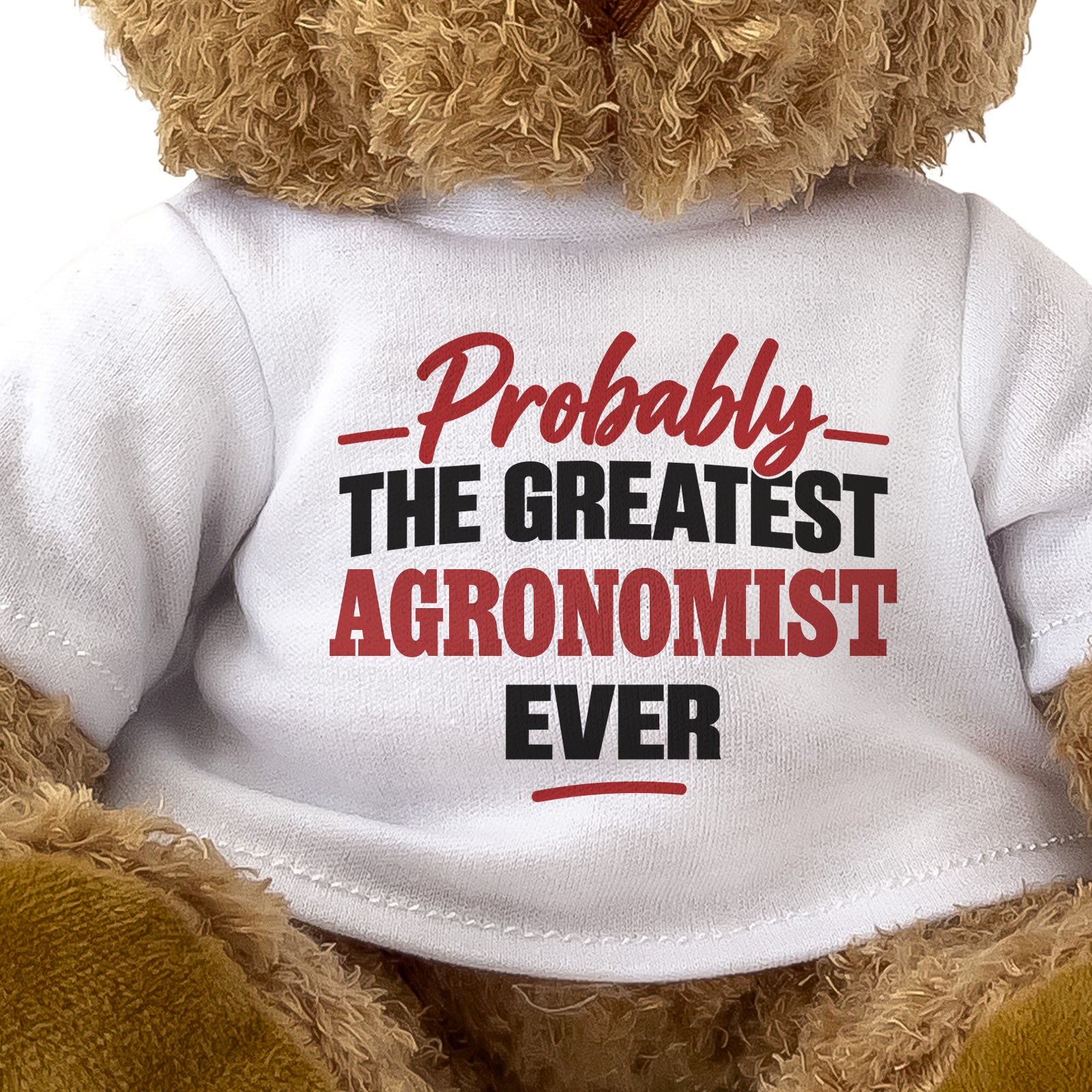 Close-up of the Probably the Greatest Agronomist Ever T-shirt design
