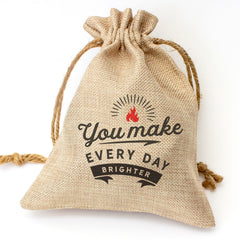 You Make Every Day Brighter - Toasted Coconut Bowl Candle – Soy Wax - Gift Present