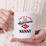 One of a Kind, Awesome Nanny, Mug