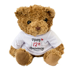 Happy 12th Anniversary - Teddy Bear