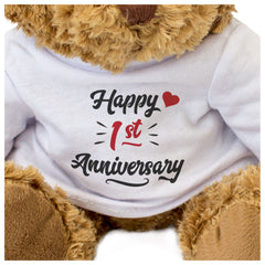 Happy 1st Anniversary - Teddy Bear