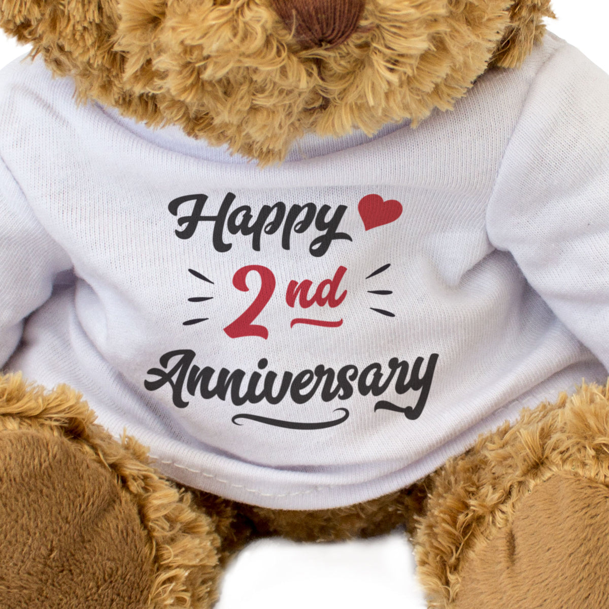 Happy 2nd Anniversary - Teddy Bear