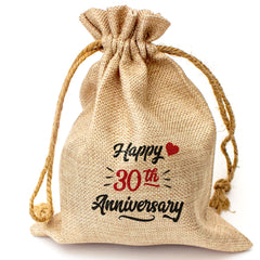 Happy 30th Anniversary - Toasted Coconut Bowl Candle – Soy Wax - Gift Present