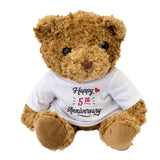 Happy 5th Anniversary - Teddy Bear