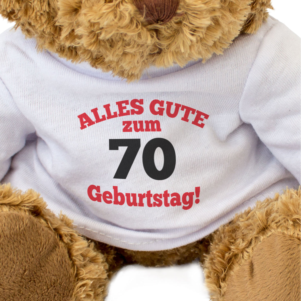 Alles Gute Zum 70 Geburtstag - Teddy Bear - Gift Present