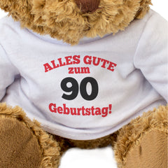 Alles Gute Zum 90 Geburtstag - Teddy Bear - Gift Present