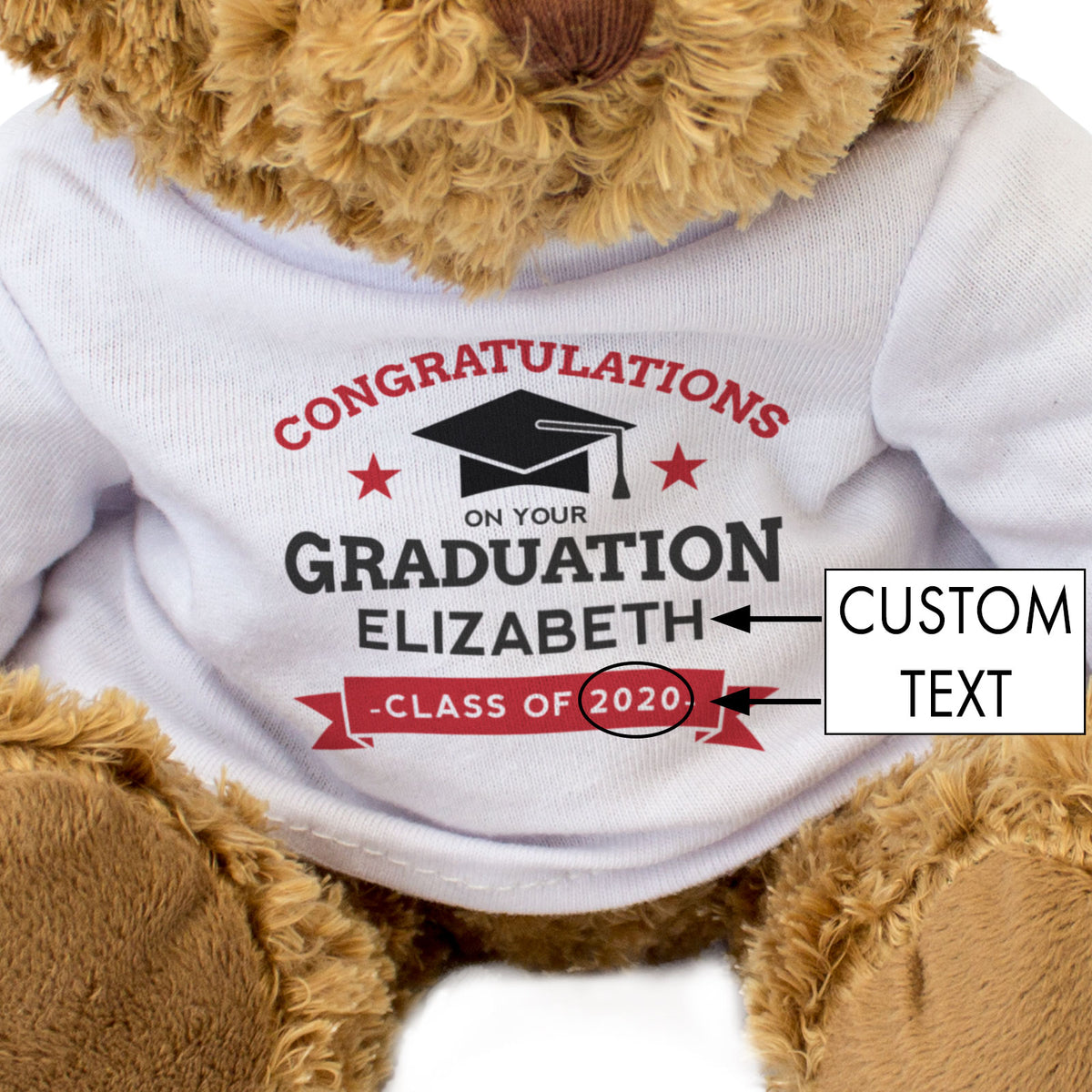 Congratulations on Your Graduation Personalised Bear