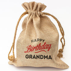 HAPPY BIRTHDAY GRANDMA - Toasted Coconut Bowl Candle – Soy Wax - Gift Present