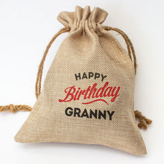 HAPPY BIRTHDAY GRANNY - Toasted Coconut Bowl Candle – Soy Wax - Gift Present