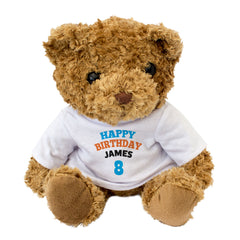 Birthday Bear With Custom Name and Age