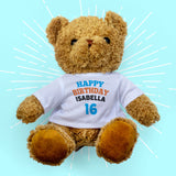 Birthday Bear With Custom Name and Age
