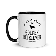Home Is Where The Golden Retriever Is - Tea Coffe Mug