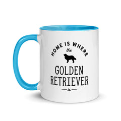 Home Is Where The Golden Retriever Is - Tea Coffe Mug