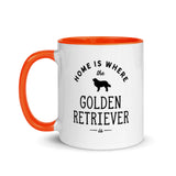 Home Is Where The Golden Retriever Is - Tea Coffe Mug