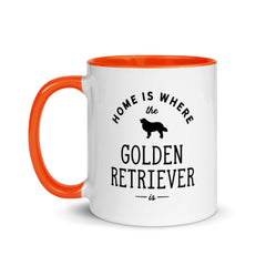 Home Is Where The Golden Retriever Is - Tea Coffe Mug