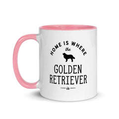 Home Is Where The Golden Retriever Is - Tea Coffe Mug