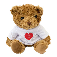 I Love You Teddy Bear - Heart Design