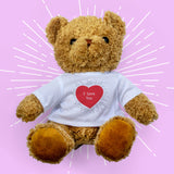 I Love You Teddy Bear - Heart Design