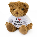 I Love Afghan Hounds - Teddy Bear