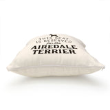 Reserved for the Airedale Terrier Cushion