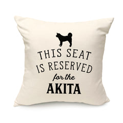 Reserved for the Akita Cushion