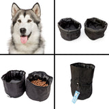 ALASKAN MALAMUTE - Double Portable Travel Dog Bowl - Food And Water