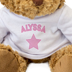 Alyssa - Teddy Bear - Gift Present