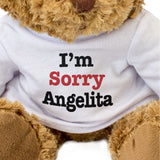 I'm Sorry Angelita - Teddy Bear