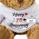 Happy Anniversary Bear Custom Year