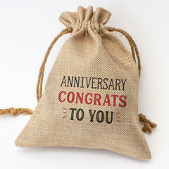 ANNIVERSARY CONGRATS TO YOU - Toasted Coconut Bowl Candle – Soy Wax - Gift Present