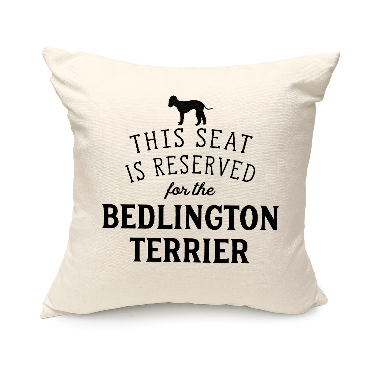 Reserved for the Bedlington Terrier Cushion