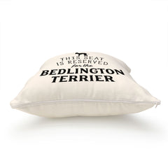 Reserved for the Bedlington Terrier Cushion