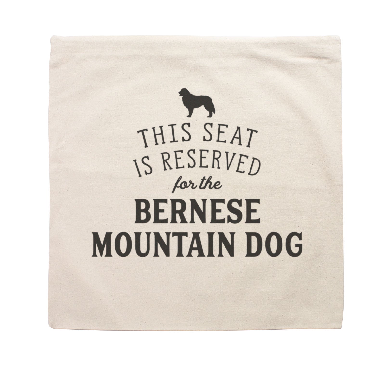 Reserved for the Bernese Mountain Dog Cushion Cover