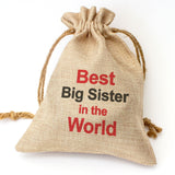 BEST BIG SISTER IN THE WORLD - Toasted Coconut Bowl Candle – Soy Wax - Gift Present