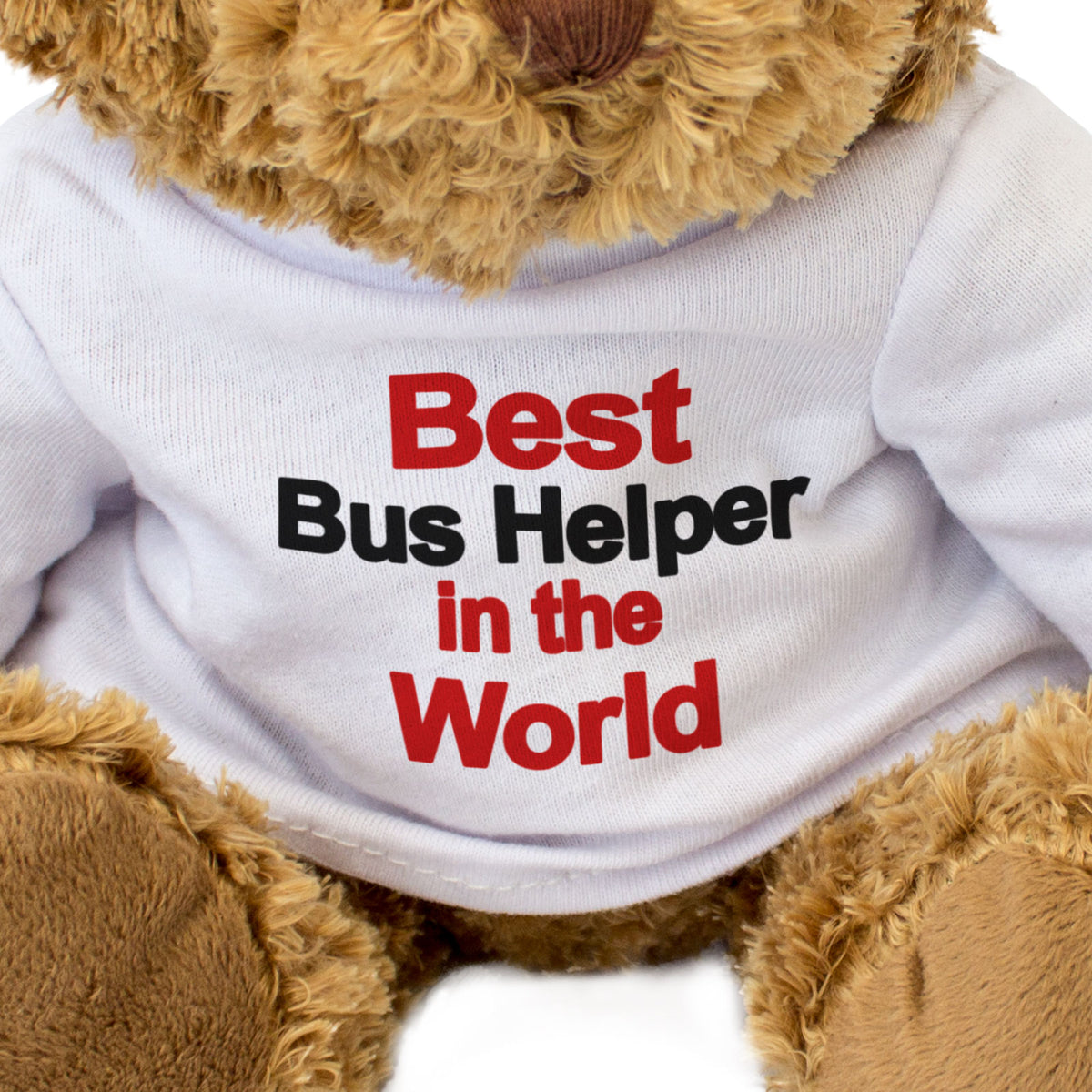 BEST BUS HELPER - Teddy Bear - Gift Present